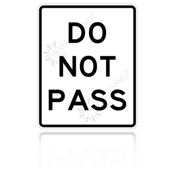 MUTCD R4-1 Do Not Pass